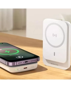 Купить Внешний аккумулятор Borofone BJ63A 10000 мА/ч для мобильных устройств, белый  в E-mobi