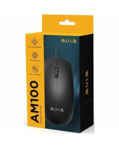 Купить Проводная мышь Aula AM100 черный (80002916)  в E-mobi