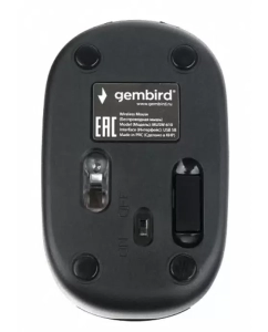 Купить Беспроводная мышь Gembird MUSW-610 черный, серебристый (19484)  в E-mobi