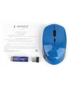 Купить Беспроводная мышь Gembird MUSW-250-2 Blue  в E-mobi