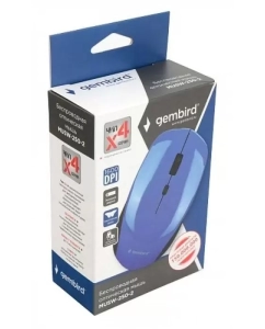 Купить Беспроводная мышь Gembird MUSW-250-2 Blue  в E-mobi