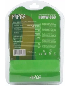 Купить Беспроводная игровая мышь HIPER HOMW-063 красный  в E-mobi