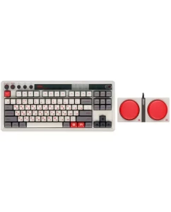 Купить Проводная/беспроводная клавиатура 8BitDo Retro - N Edition белый, красный, серый в E-mobi