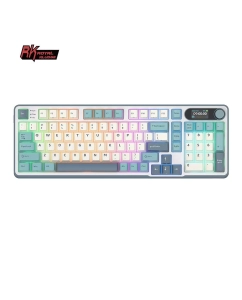 Купить Беспроводная клавиатура Royal Kludge RK-S98 бежевый (6935280823992) в E-mobi