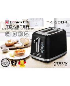 Купить Тостер Tuarex TK-6004 черный в E-mobi