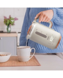 Купить Чайник электрический Kitfort КТ-6695 1.3 л бежевый; оранжевый  в E-mobi