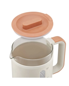 Купить Чайник электрический Kitfort КТ-6695 1.3 л бежевый; оранжевый  в E-mobi