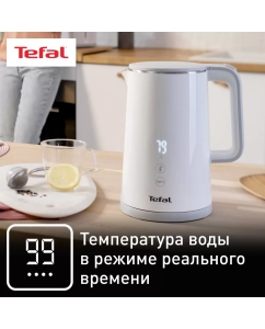 Купить Чайник электрический Tefal KO693110 1.5 л белый  в E-mobi