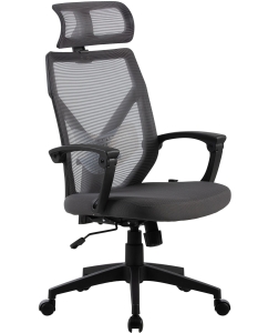 Купить Кресло Cactus CS-MC414-GY черный/серый в E-mobi