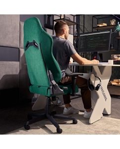 Купить Игровое компьютерное кресло VMMGAME ASTRAL NEW ERA Велюр, Зеленый  в E-mobi