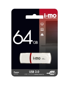 Купить Флешка SmartBuy Paean 64ГБ White (SB64GBPN-W)  в E-mobi