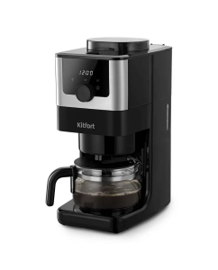 Купить Кофеварка капельного типа Kitfort КТ-7288 черный; серый в E-mobi