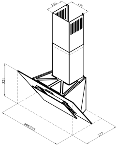 Купить Вытяжка настенная LEX Mira GS 600 белый  в E-mobi