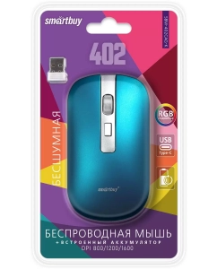 Купить Беспроводная мышь SmartBuy 402CAG голубой (SBM-402CAG-B) в E-mobi