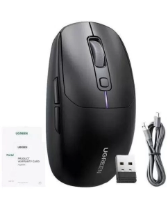 Купить Беспроводная игровая мышь uGreen MU103 черный (90539)  в E-mobi