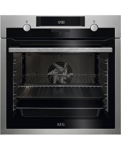 Купить Встраиваемый электрический духовой шкаф AEG BCE451351M серебристый в E-mobi