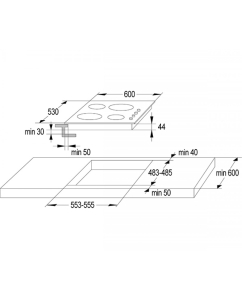 Купить Встраиваемая варочная панель электрическая Лысьва ПЭВ 40С черный; серебристый  в E-mobi