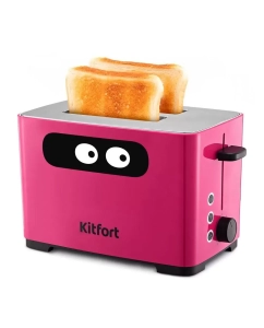 Купить Тостер Kitfort КТ-6409 розовый в E-mobi