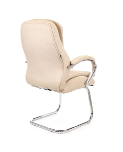 Купить Кресло руководителя Everprof для руководителя Valencia CF, бежевое, экокожа, EP-valencia C  в E-mobi