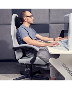 Купить Игровое кресло VMMGAME THRONE New Era Velour Gray  в E-mobi