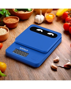 Купить Весы кухонные Kitfort KT-817-5 синий; черный  в E-mobi