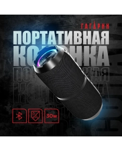 Купить Портативная колонка Урал Гагарин ГР-003 Black в E-mobi