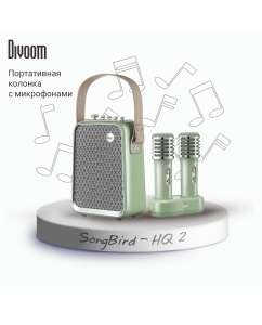 Купить Портативная колонка Divoom SongBird-HQ 2 Green в E-mobi