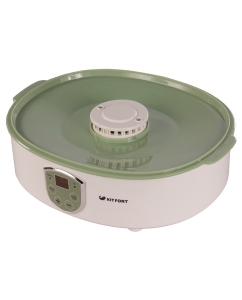 Купить Сушилка для овощей и фруктов Kitfort KT-1902 white/green  в E-mobi