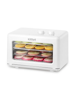 Купить Сушилка для овощей и фруктов Kitfort КТ-1993 белый в E-mobi
