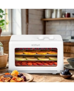 Купить Сушилка для овощей и фруктов Kitfort КТ-1993 белый  в E-mobi