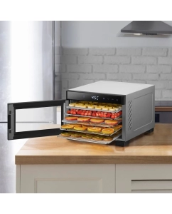 Купить Сушилка для овощей и фруктов Kitfort KT-4943 серебристый; черный  в E-mobi