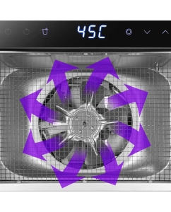 Купить Сушилка для овощей и фруктов Kitfort KT-4943 серебристый; черный  в E-mobi