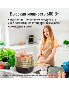 Купить Сушилка для овощей и фруктов StingRay ST-FD714A черный в E-mobi