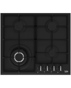 Купить Встраиваемая варочная панель газовая Beko HIYG 64225 SBO черный в E-mobi