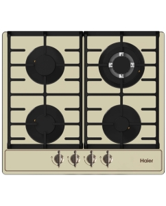 Купить Встраиваемая варочная панель газовая Haier HHX-M64ATQBC бежевый в E-mobi