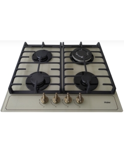 Купить Встраиваемая варочная панель газовая Haier HHX-M64ATQBC бежевый  в E-mobi