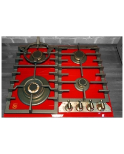 Купить Встраиваемая варочная панель газовая KAISER KCG 6335 RotEm Turbo золотистый, красный  в E-mobi