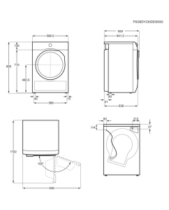 Купить Сушильная машина Electrolux EW7D385UCE белый  в E-mobi