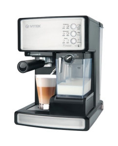 Купить Рожковая кофеварка Vitek VT-1514 BK Black в E-mobi
