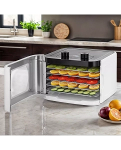 Купить Сушилка для овощей и фруктов Kitfort КТ-1966 белый  в E-mobi