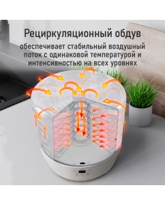 Купить Сушилка для овощей и фруктов StingRay ST-FD714A белый  в E-mobi