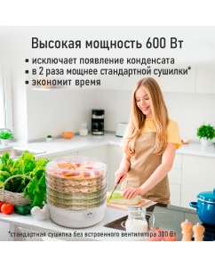 Купить Сушилка для овощей и фруктов StingRay ST-FD714A белый  в E-mobi