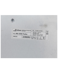 Купить Встраиваемая варочная панель газовая KAISER KG 4350 Turbo серебристый  в E-mobi