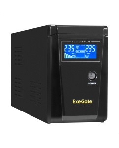 Купить Источник бесперебойного питания ExeGate SineTower SZ-600.LCD.AVR.1SH (EX295986RUS) в E-mobi