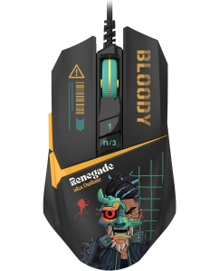 Купить Проводная мышь A4TECH W63 Max Renegade черный в E-mobi