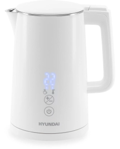 Купить Чайник электрический HYUNDAI HYK-S5508 1.5 л белый в E-mobi