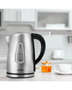Купить Чайник электрический VITEK VT-7007 (ST) 1.7 л серебристый  в E-mobi