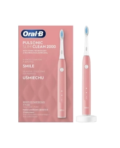Купить Электрическая зубная щетка Oral-B Pulsonic Slim Clean 2000 розовая в E-mobi