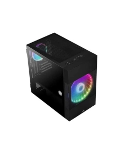 Купить Корпус компьютерный AeroCool Atomic (ATOMIC-G-BK-V1) Black  в E-mobi