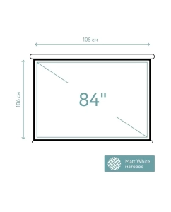 Купить Экран для проектора S’ok SCPSM-186x105 (стационарный, 16:9, 84")  в E-mobi